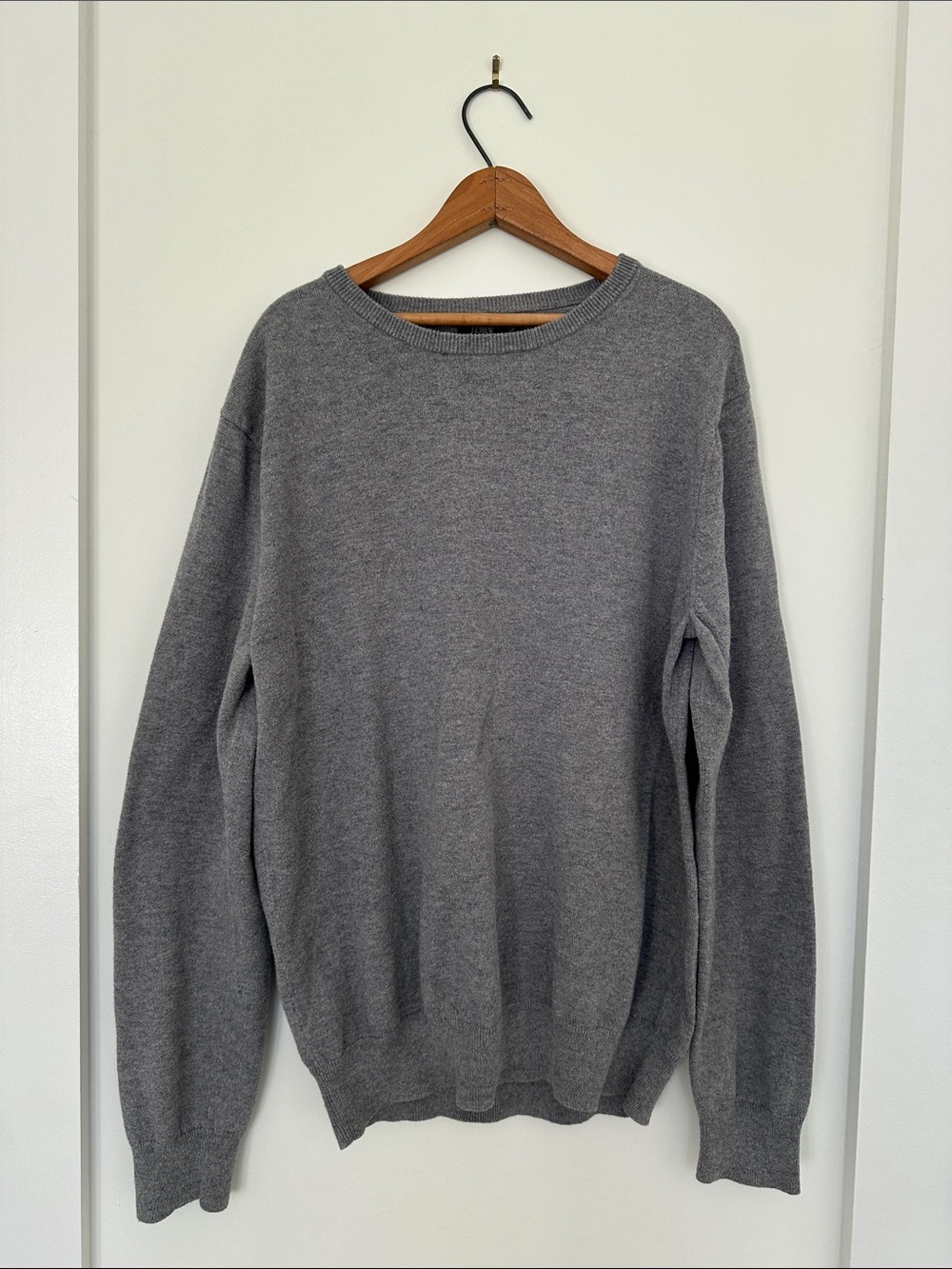 J Crew Gray Crewneck Sweater - Classic Knit